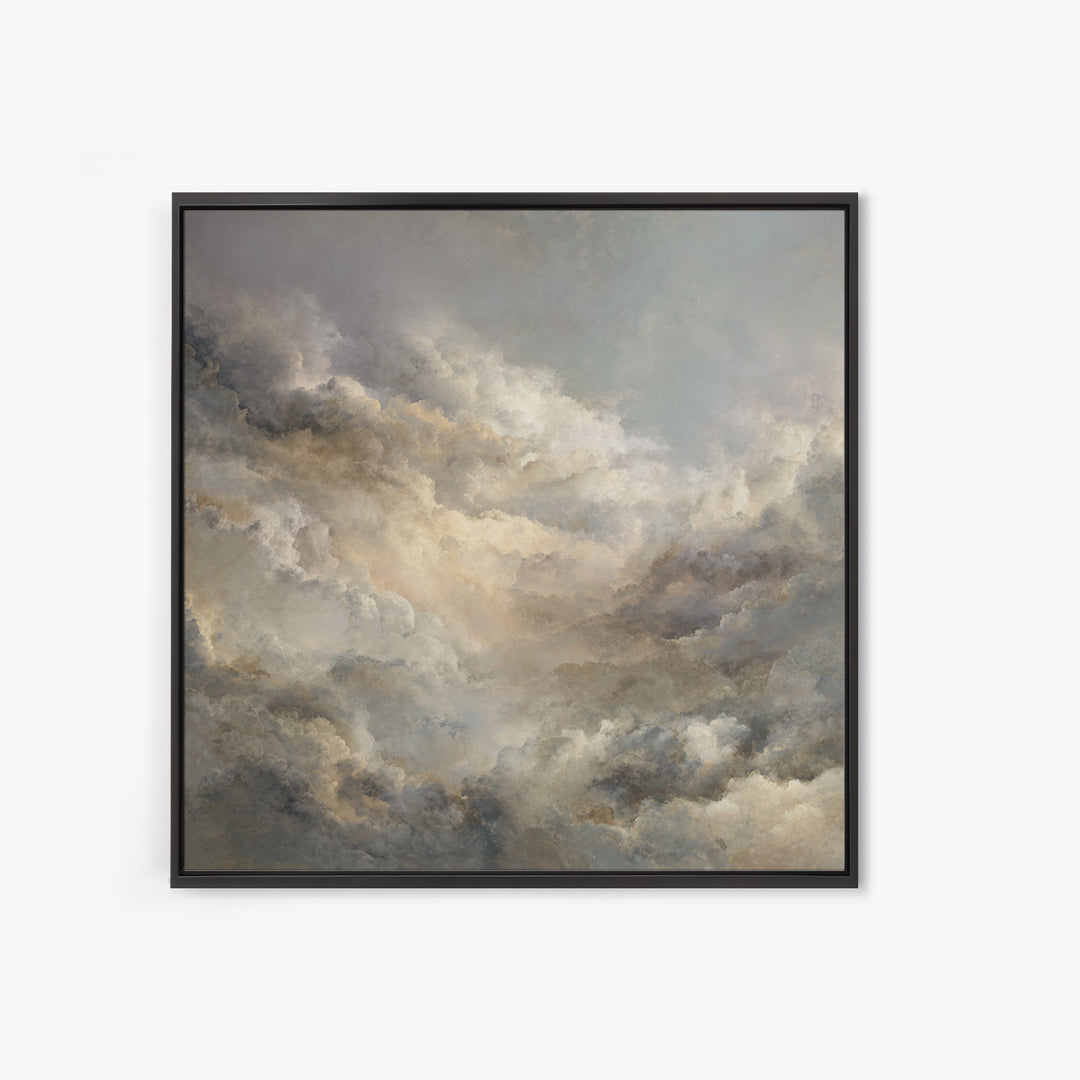 Large Cloudscape with Subtle Drama Canvas Print, Hotel Art, Contemporary Art, Hotel Decor, Fine Art, Boutique, Art Deco, HOT-1x1-89