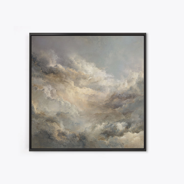 Large Cloudscape with Subtle Drama Canvas Print, Hotel Art, Contemporary Art, Hotel Decor, Fine Art, Boutique, Art Deco, HOT-1x1-89