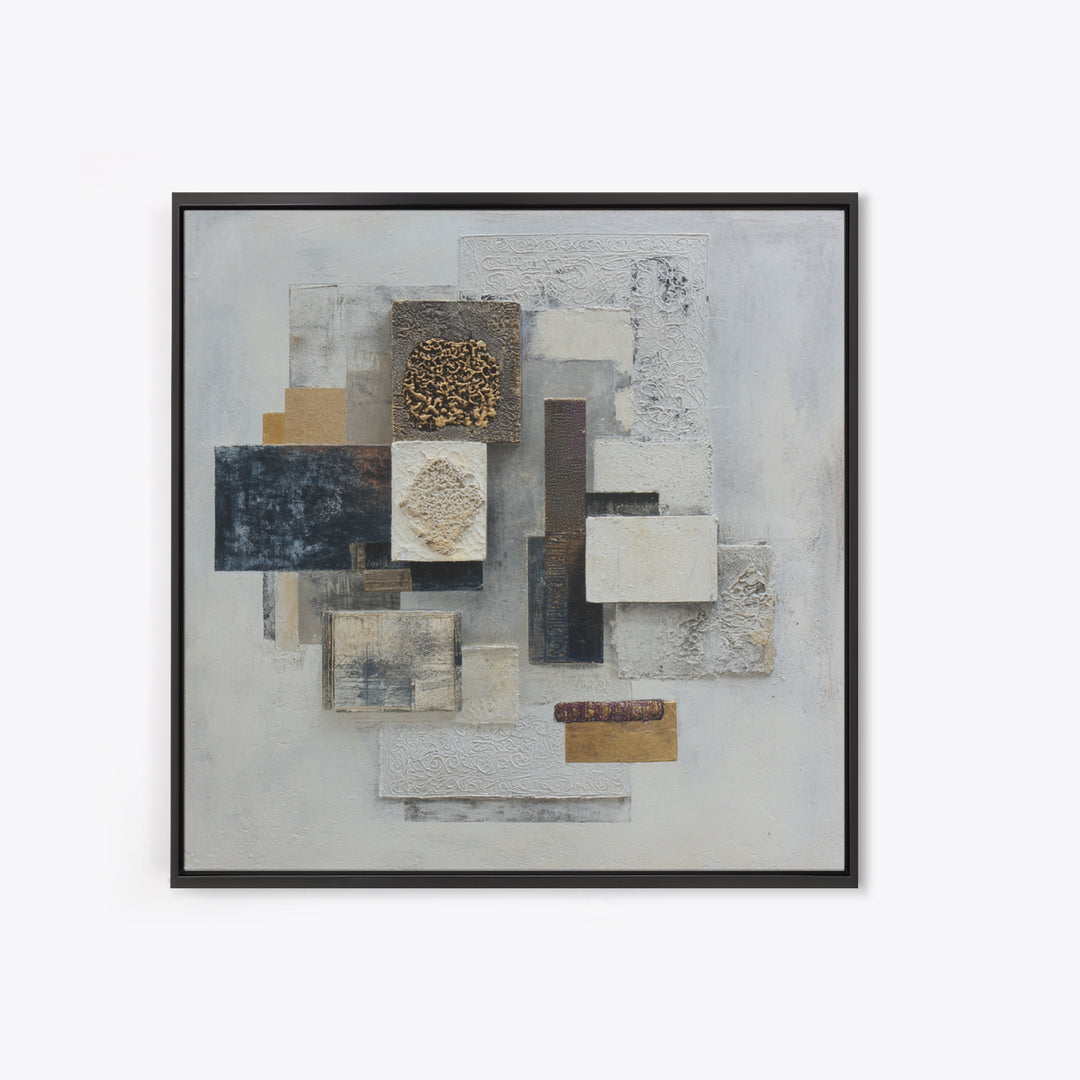 Sophisticated Neutral Abstract Canvas Print, Hotel Art, Art Prints, Hotel Decor, Fine Art, Boutique, Modern Wall Art, HOT-1x1-97