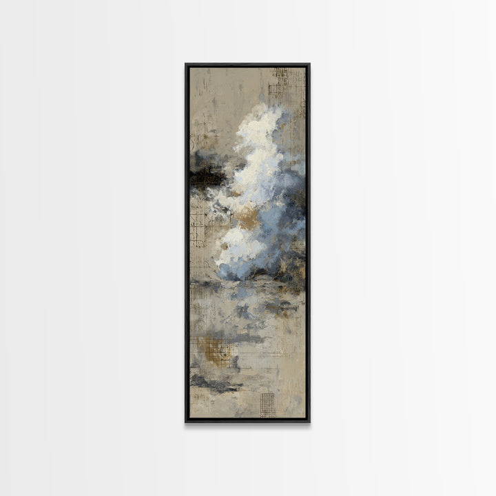 Large Cloudscape with Subtle Drama Canvas Print, Hotel Art, Fine Art Print, Hotel Decor, Fine Art, Boutique, Wall Decor, HOT-1x3-5