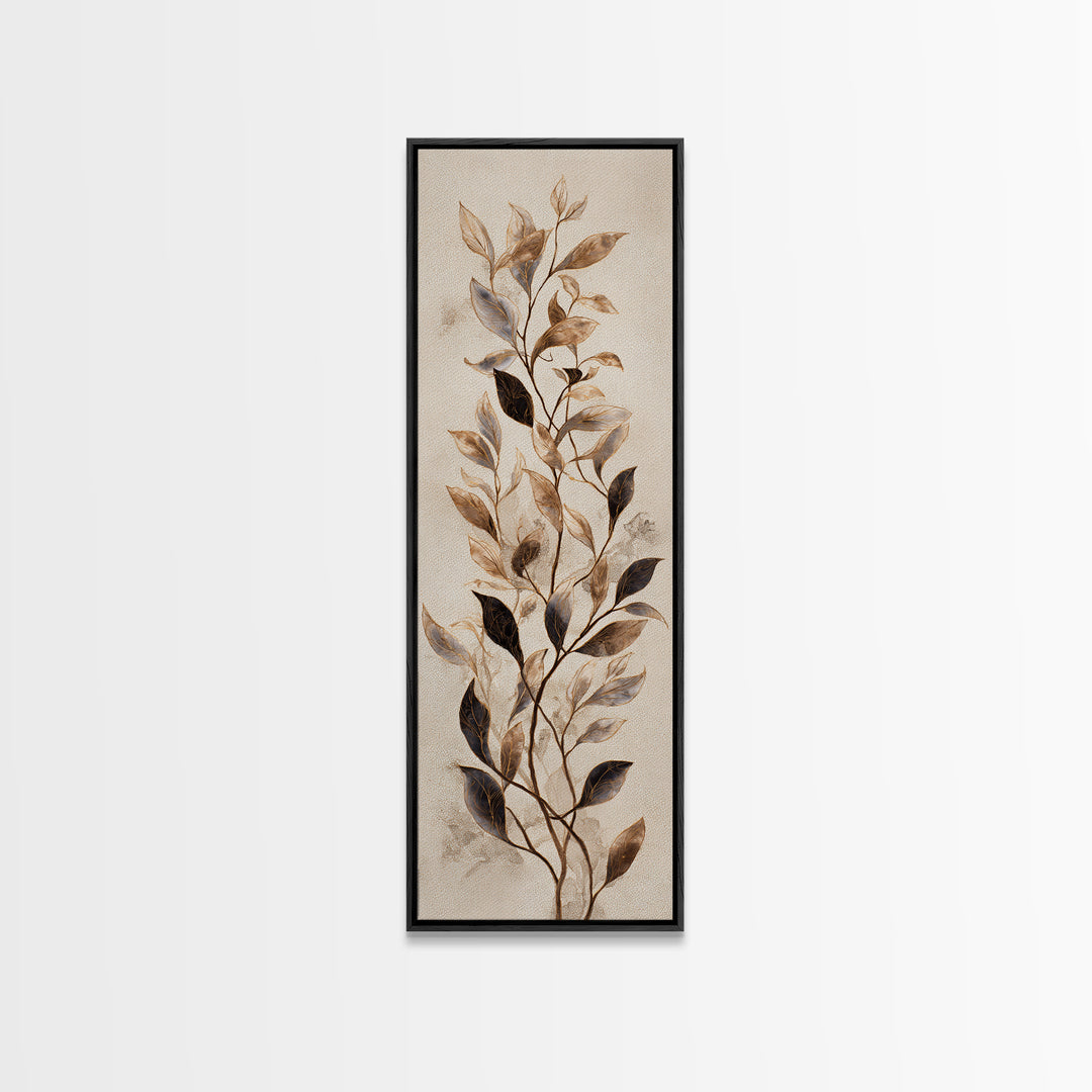Simple Black Line Figure Canvas Print, Hotel Art, Coastal Decor, Hotel Decor, Fine Art, Boutique, Statement Artwork, Boho Decor, HOT-1x3-59