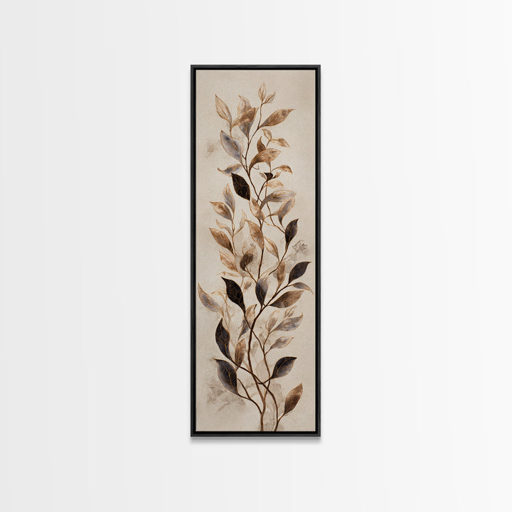 Simple Black Line Figure Canvas Print, Hotel Art, Coastal Decor, Hotel Decor, Fine Art, Boutique, Statement Artwork, Boho Decor, HOT-1x3-59