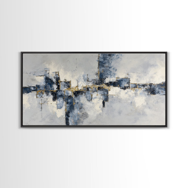 City Map Abstract Lines Without Readable Labels Canvas Print, Hotel Art, Hazbin Hotel, Hotel Decor, Abstract Art, Boutique, HOT-2x1-68