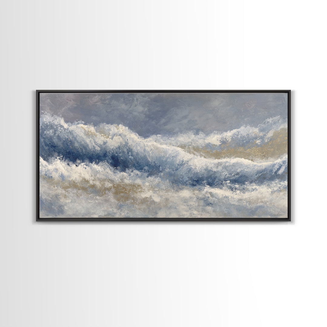 Soft Abstract Wave Forms Canvas Print, Hotel Art, Wall Decor, Hotel Decor, Abstract Art, Boutique, Living Room Decor, HOT-2x1-78