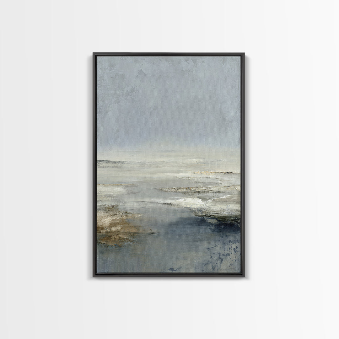Luxury Monochrome Landscape Canvas Print, Hotel Art, Wall Art, Hotel Decor, Fine Art, Boutique, Abstract Art, Framed Art, HOT-2x3-14