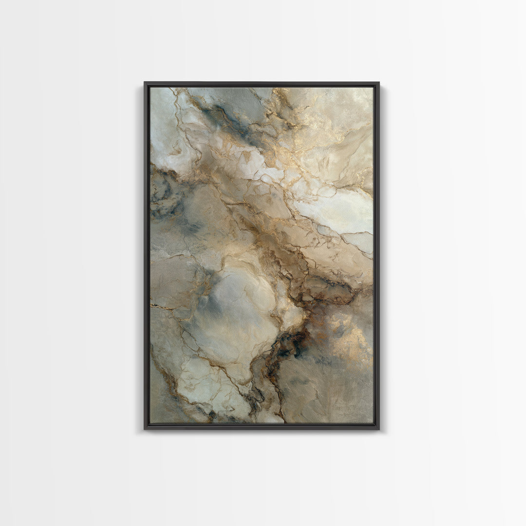 Abstract Marble Texture Framed Canvas Print, Hotel Art, Room Decor, Hotel Decor, Abstract Art, Boutique, Hazbin Hotel, HOT-2x3-3
