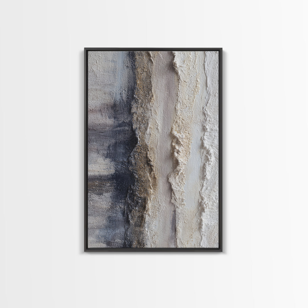 Sophisticated Neutral Abstract Canvas Print, Hotel Art, Coastal Wall Art, Hotel Decor, Fine Art, Boutique, Fine Art Print, HOT-2x3-57