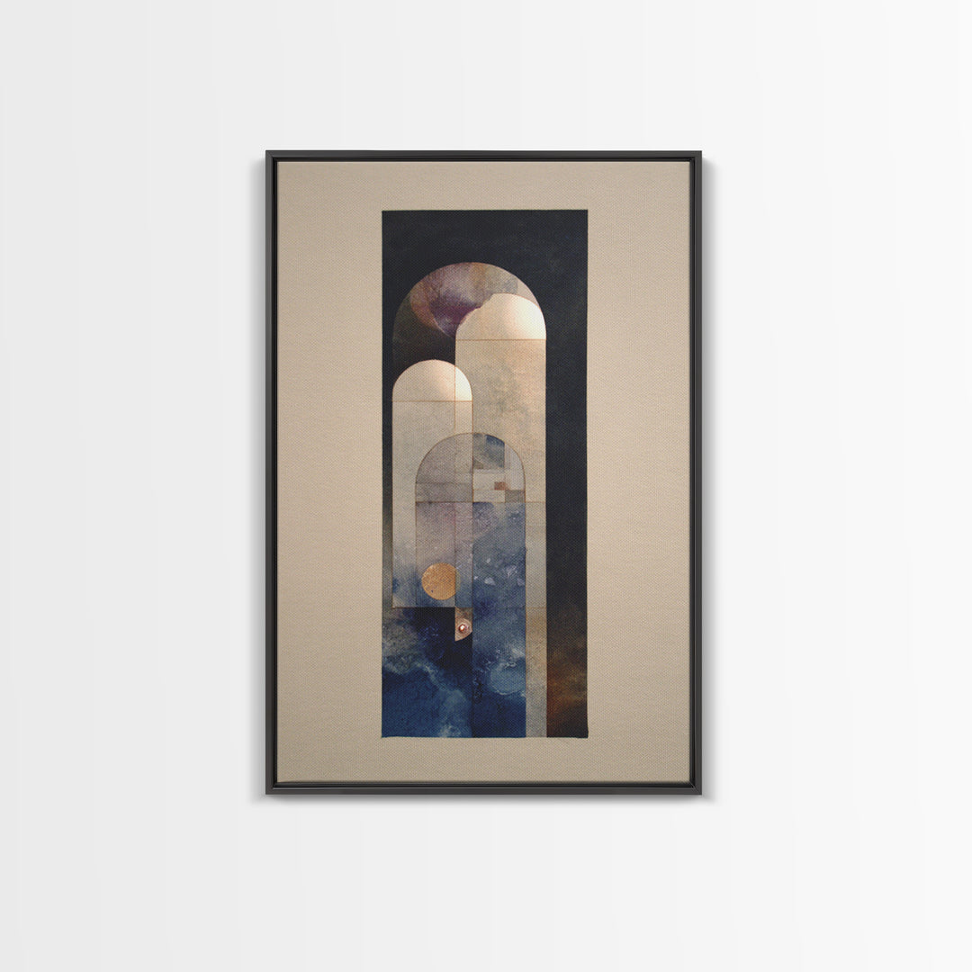 Soft Abstract Wave Forms Canvas Print, Hotel Art, Art Prints, Hotel Decor, Fine Art, Boutique, Modern Wall Art, Wall Sculpture, HOT-2x3-66