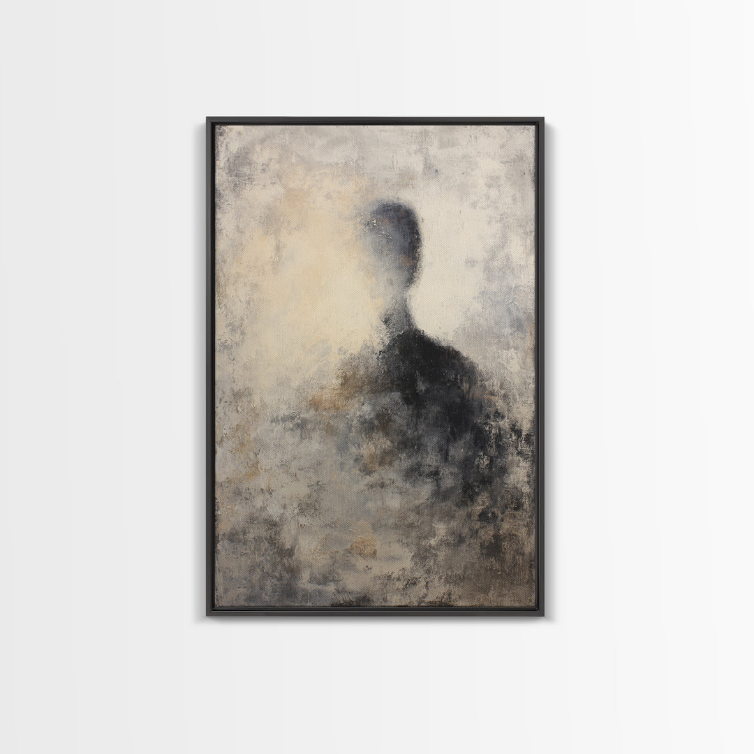 Simple Black Line Figure Canvas Print, Hotel Art, Fine Art Print, Hotel Decor, Oil Painting, Boutique, Wall Decor, Art Prints, HOT-2x3-7