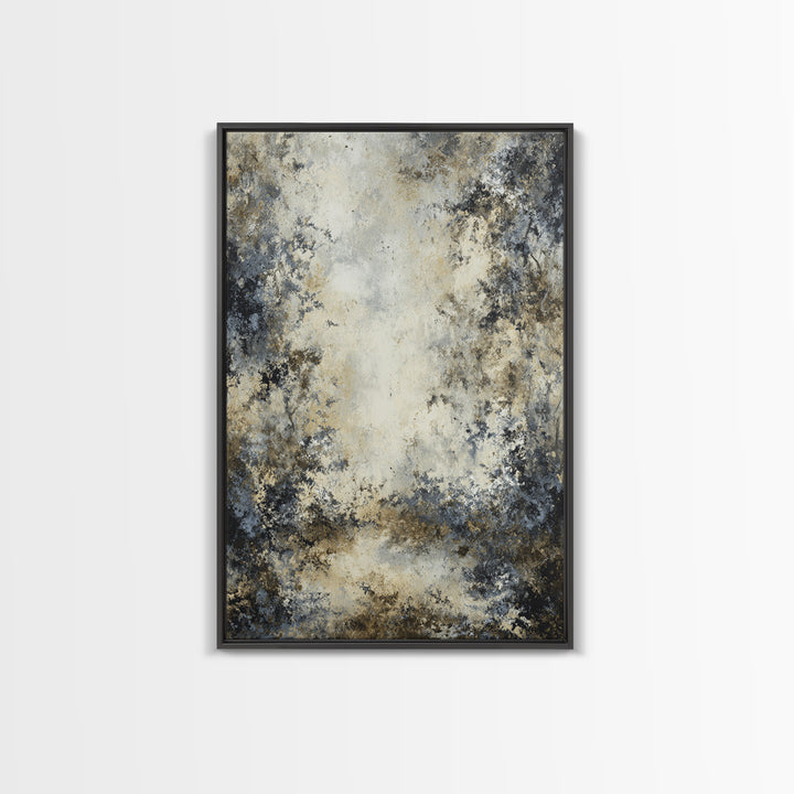 Misty Forest with Refined Calm Atmosphere Canvas Print, Hotel Art, Hotel Decor, Oil Painting, Boutique, Wall Sculpture, HOT-2x3-70