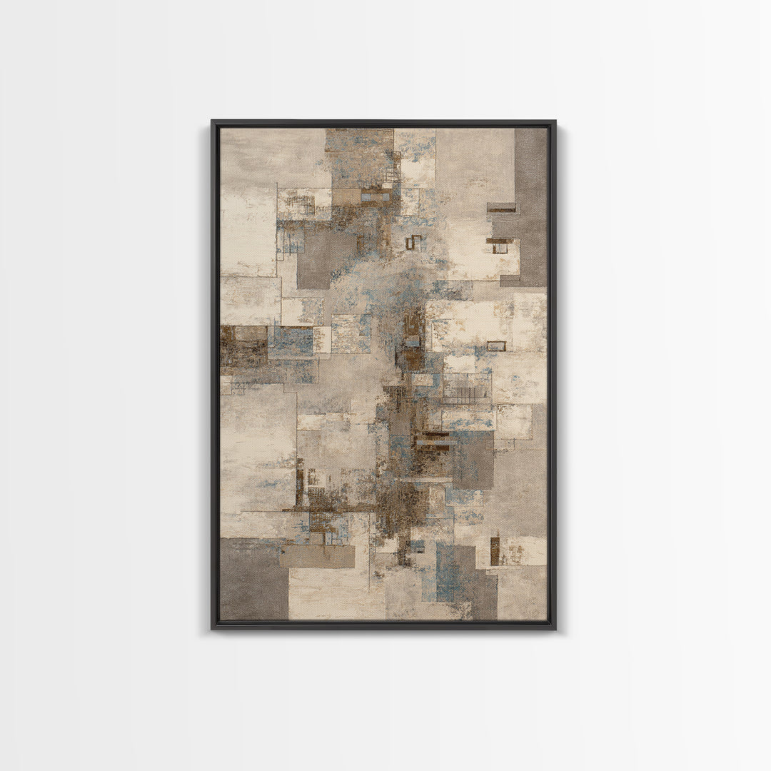 Sophisticated Neutral Abstract Canvas Print, Hotel Art, Coastal Wall Art, Hotel Decor, Fine Art, Boutique, Fine Art Print, HOT-2x3-81