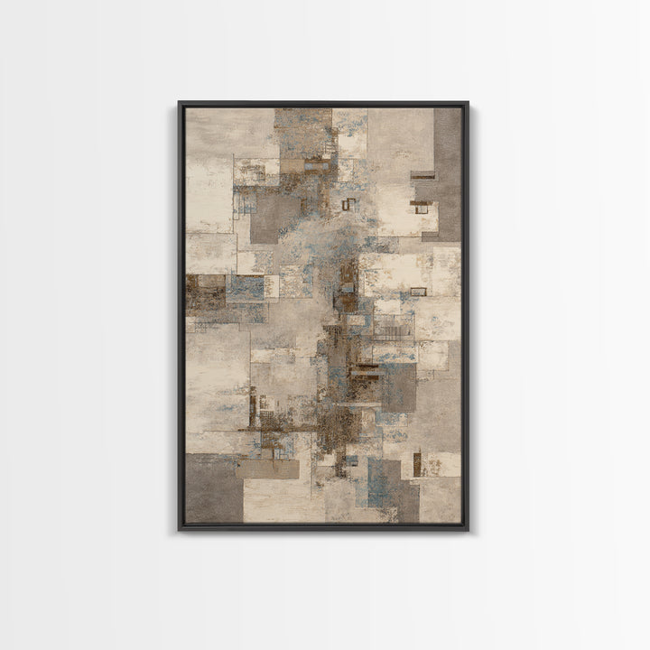 Sophisticated Neutral Abstract Canvas Print, Hotel Art, Coastal Wall Art, Hotel Decor, Fine Art, Boutique, Fine Art Print, HOT-2x3-81