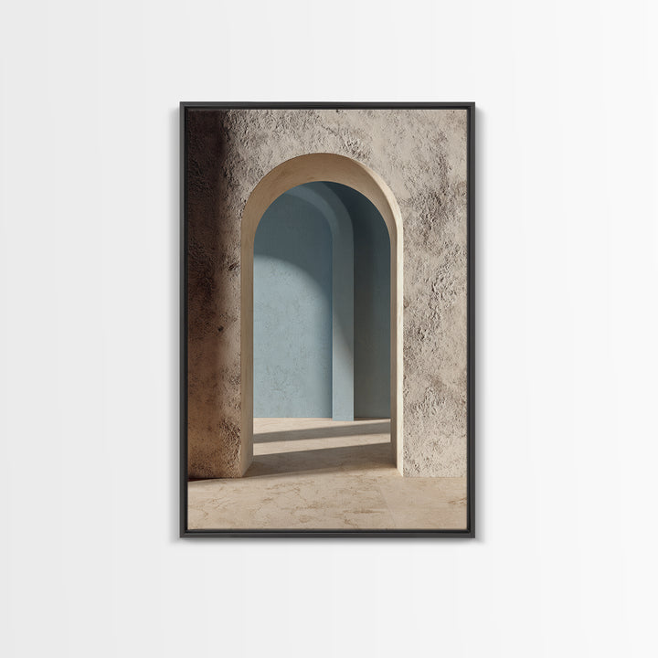Minimal Architectural Arch Study Framed Canvas Print, Hotel Art, Modern Decor, Hotel Decor, Fine Art, Boutique, Poster, HOT-2x3-84