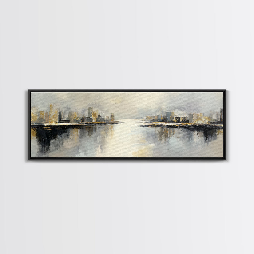 Large Calming Seascape Canvas Print, Hotel Art, Luxury Decor, Hotel Decor, Fine Art, Boutique, Art Prints, Hazbin Hotel, HOT-3x1-19
