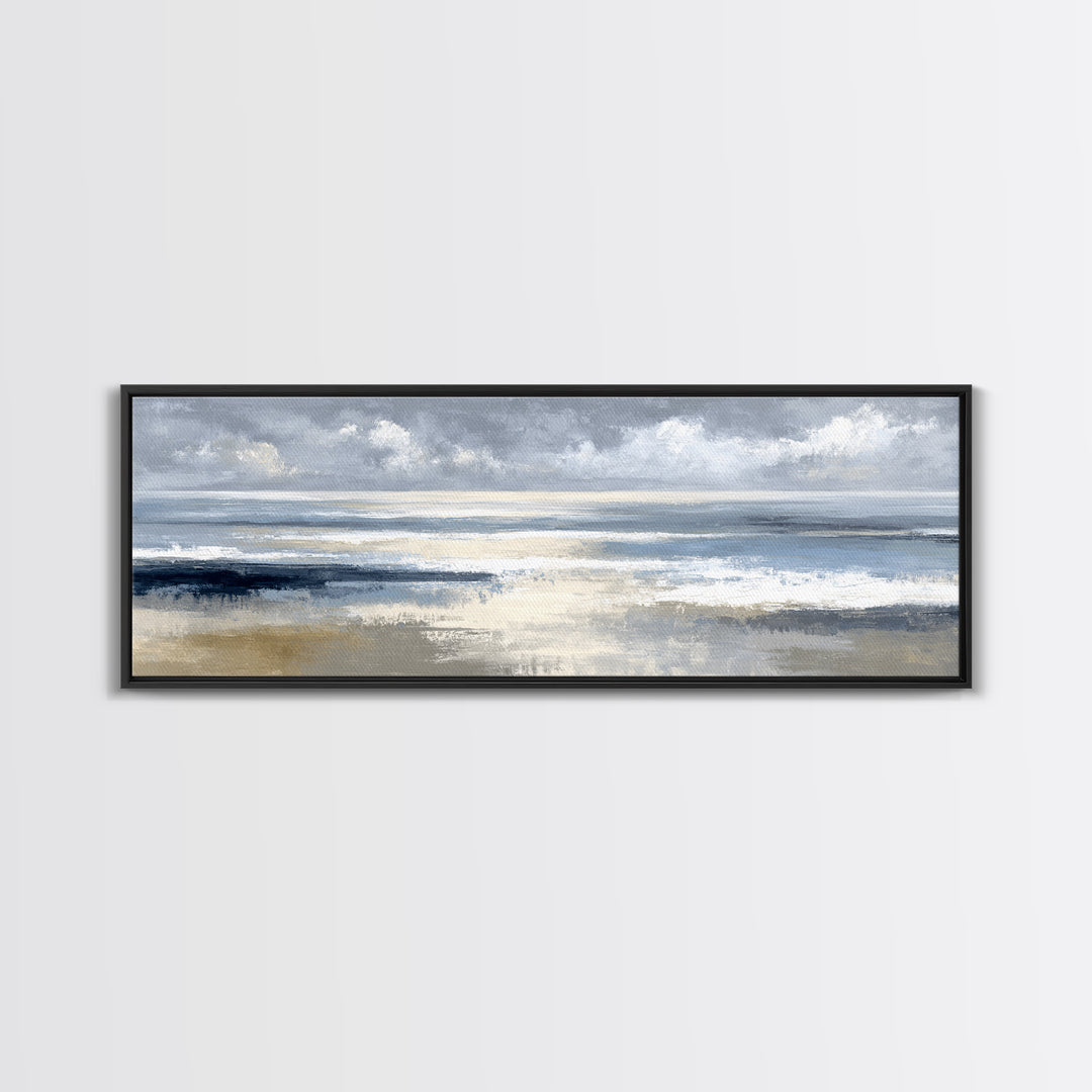 Mediterranean Terrace View Focused on Sea and Canvas Print, Hotel Art, Fine Art Print, Hotel Decor, Fine Art, Boutique, HOT-3x1-3