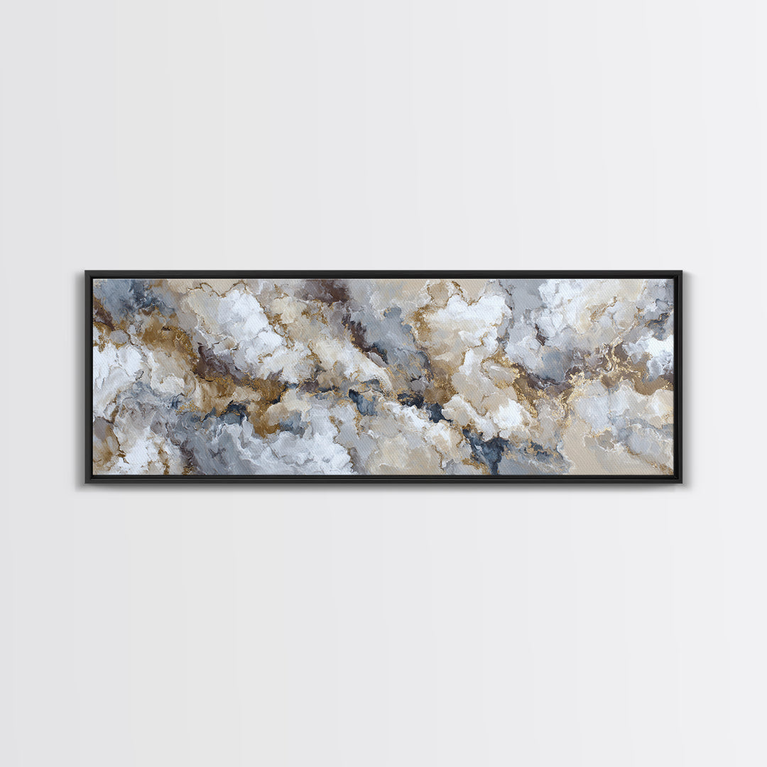 Abstract Marble Texture Framed Canvas Print, Hotel Art, Wall Decor, Hotel Decor, Abstract Art, Boutique, Living Room Decor, HOT-3x1-59