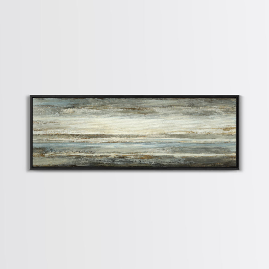 Sophisticated Neutral Abstract Canvas Print, Hotel Art, Beach House Decor, Hotel Decor, Abstract Art, Boutique, HOT-3x1-65