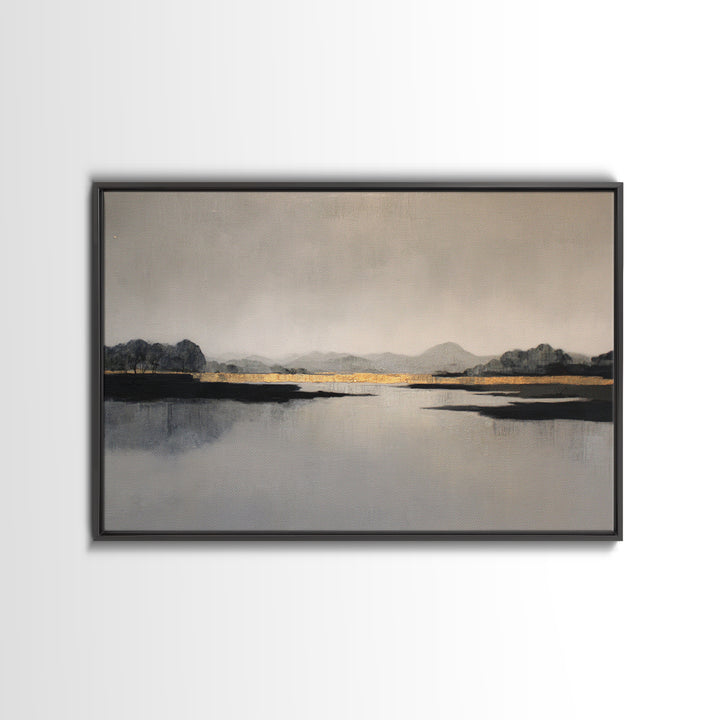 Modern Geometric Composition Framed Canvas Print, Hotel Art, Room Decor, Hotel Decor, Abstract Art, Boutique, Art Print, HOT-3x2-35