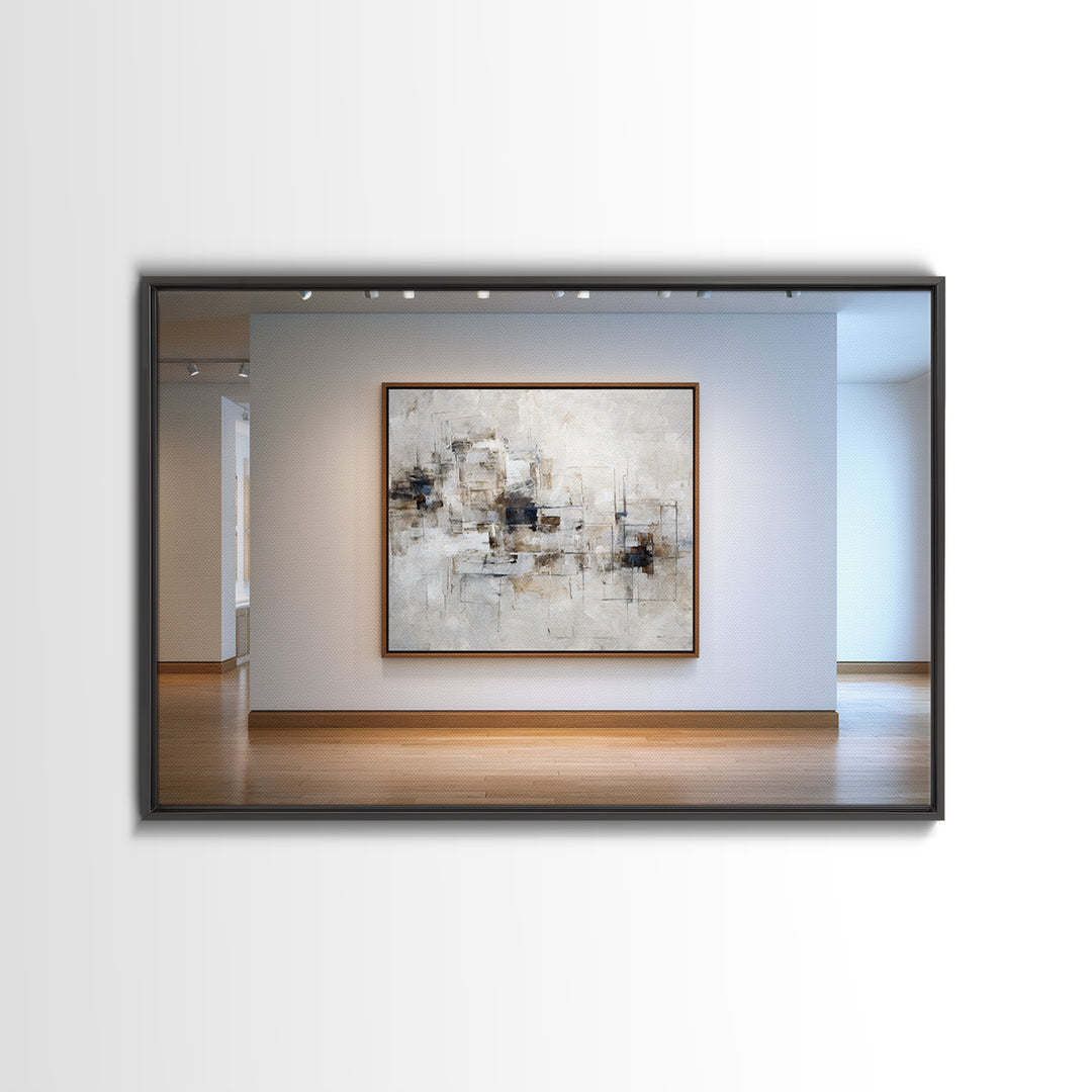 City Map Abstract Lines Without Readable Labels Canvas Print, Hotel Art, Wood Wall Art, Hotel Decor, Abstract Art, Boutique, HOT-3x2-4
