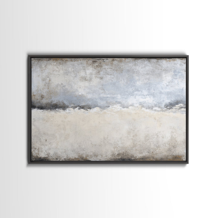 Sophisticated Neutral Abstract Framed Canvas Print, Hotel Art, Gallery Wall Set, Hotel Decor, Fine Art, Boutique, HOT-3x2-5