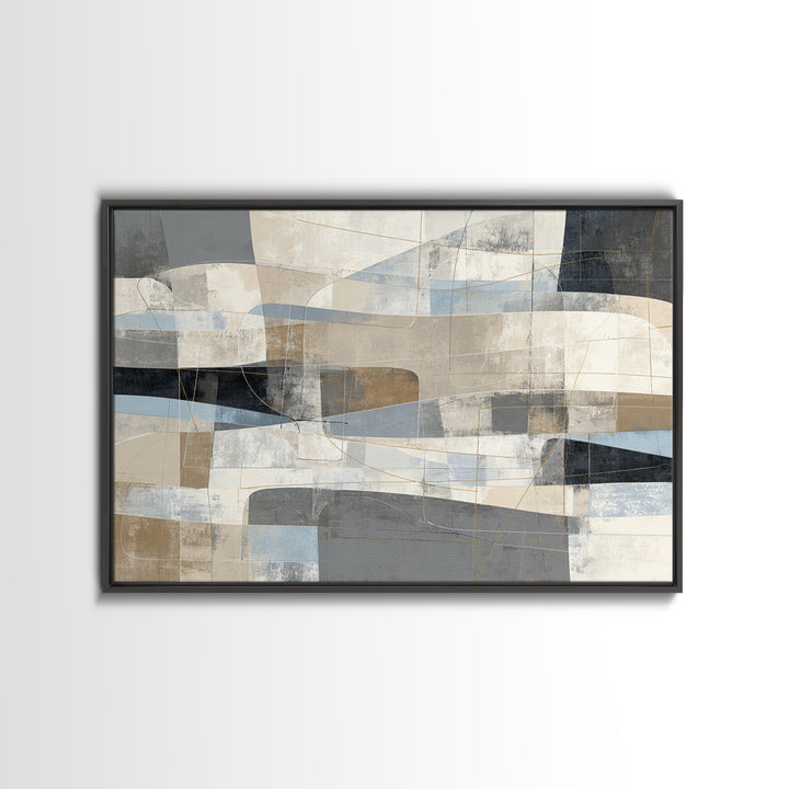 City Map Abstract Lines Without Readable Labels Canvas Print, Hotel Art, Beach Prints, Hotel Decor, Fine Art, Boutique, HOT-3x2-52