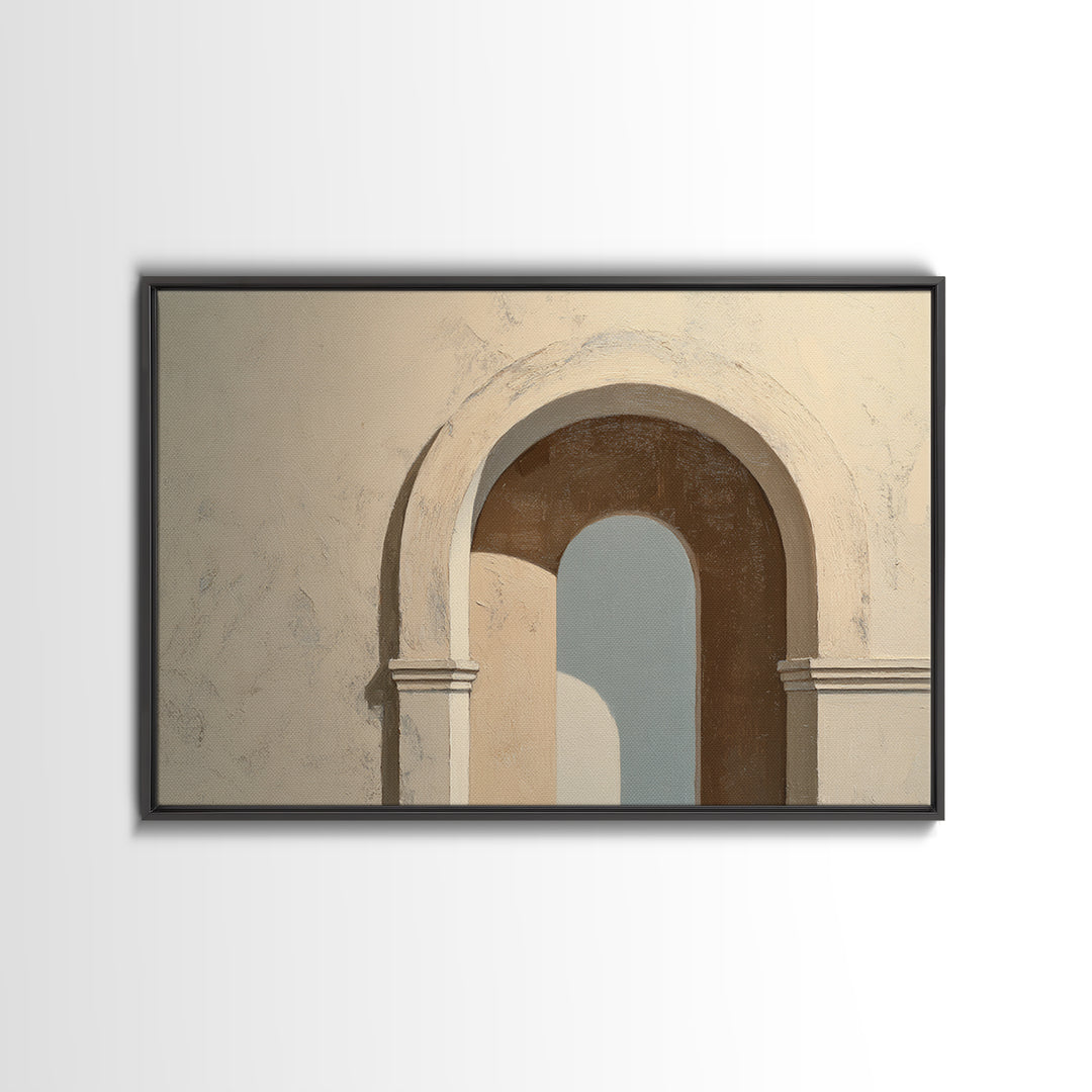 Minimal Architectural Arch Study Canvas Print, Hotel Art, Room Decor, Hotel Decor, Fine Art, Boutique, Art Print, Hazbin Hotel, HOT-3x2-56