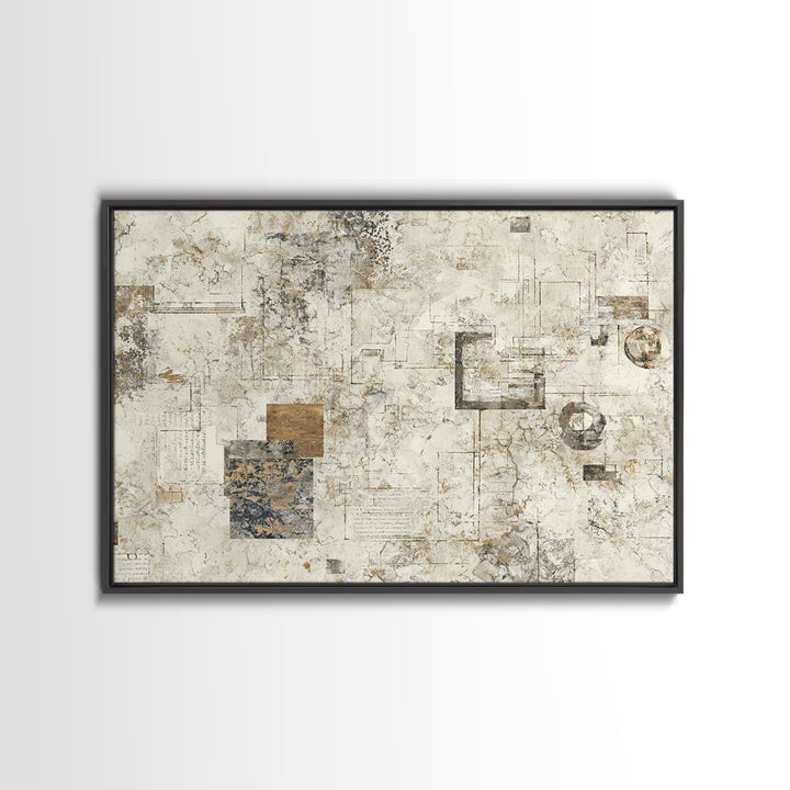 Abstract Marble Texture Framed Canvas Print, Hotel Art, Beach House Decor, Hotel Decor, Abstract Art, Boutique, HOT-3x2-71