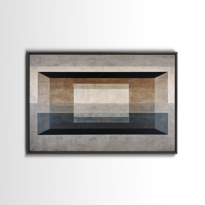 Modern Geometric Composition Canvas Print, Hotel Art, Abstract Art, Hotel Decor, Fine Art, Boutique, Gallery Wall Art, HOT-3x2-83