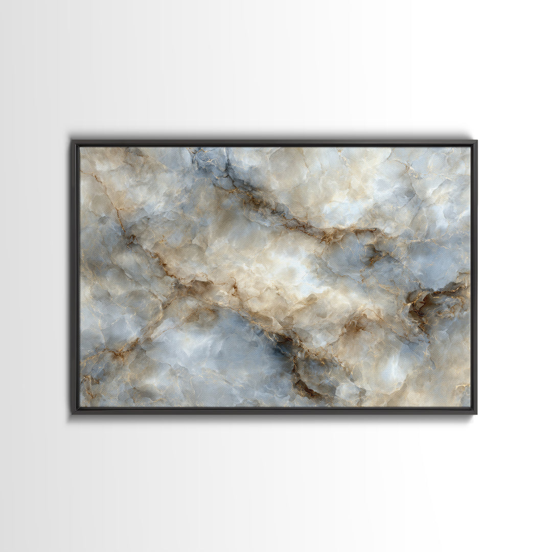 Abstract Marble Texture Framed Canvas Print, Hotel Art, Mid Century Modern, Hotel Decor, Abstract Art, Boutique, Coastal Decor, HOT-3x2-95