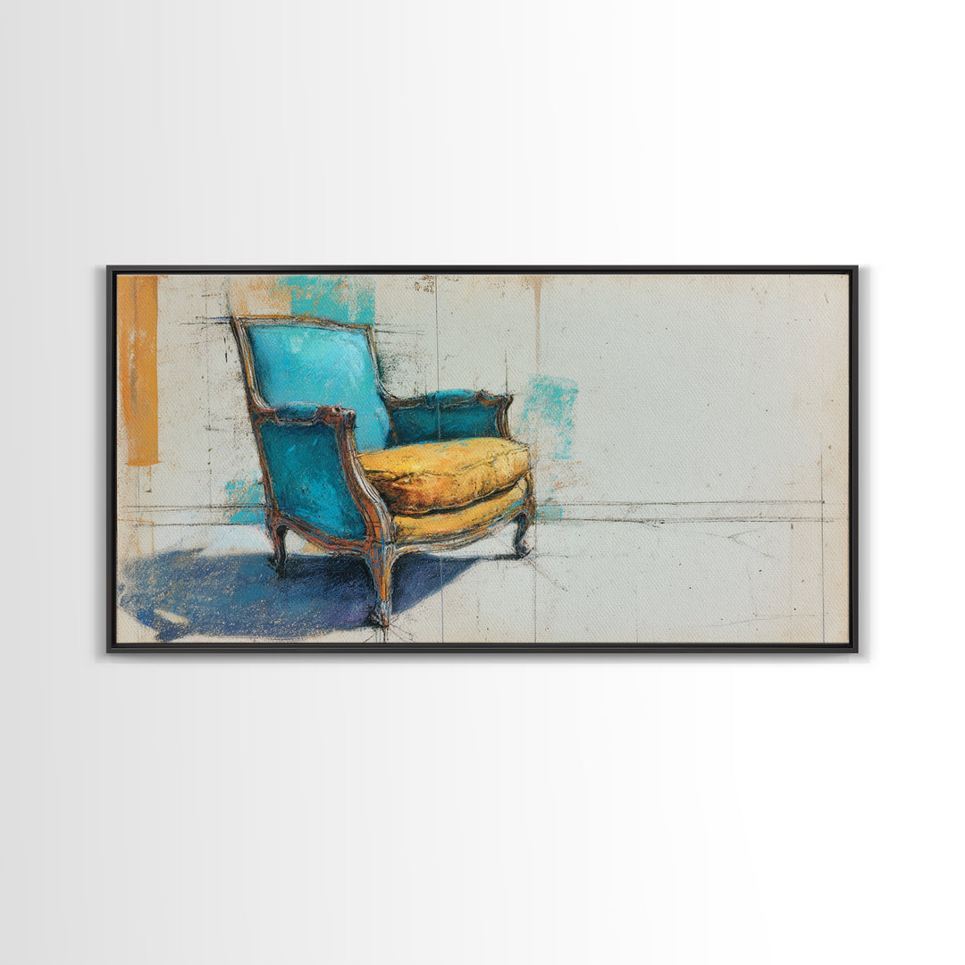 Braided Hairstyle Study Framed Canvas Print, Hair Salon Art, Art, Living Room Decor, Fine Art, Style, Black Art Prints, HSA-2x1-7