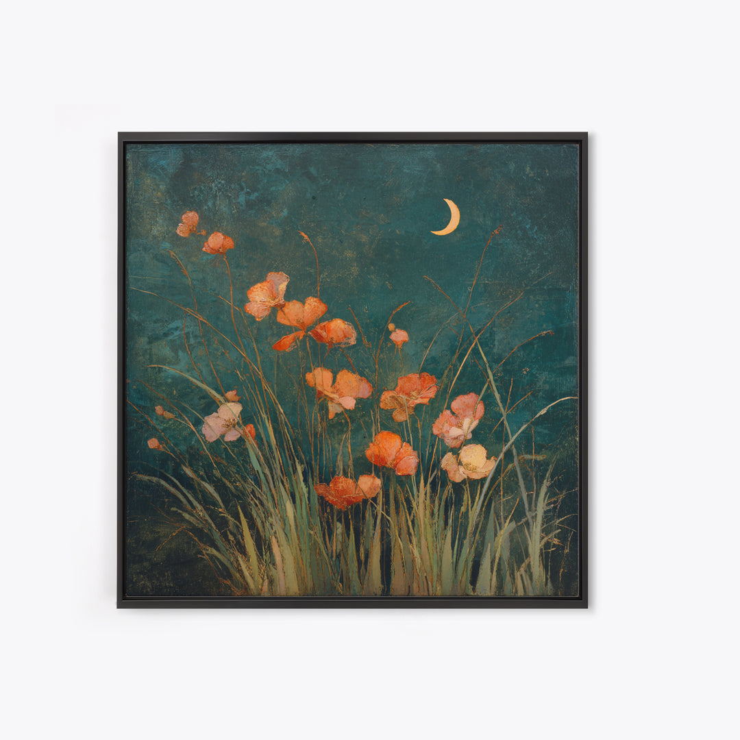 Dancers Suggested by Soft Moving Brushwork Canvas Print, Impressionist Art, Horizontal Wall Art, Living Room Decor, Impression, IMP-1x1-15