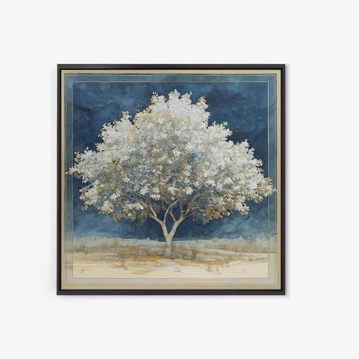 Apple Tree in Summer Orchard Canvas Print, Impressionist Art, Contemporary Art, Living Room Decor, Fine Art, Impression, IMP-1x1-89