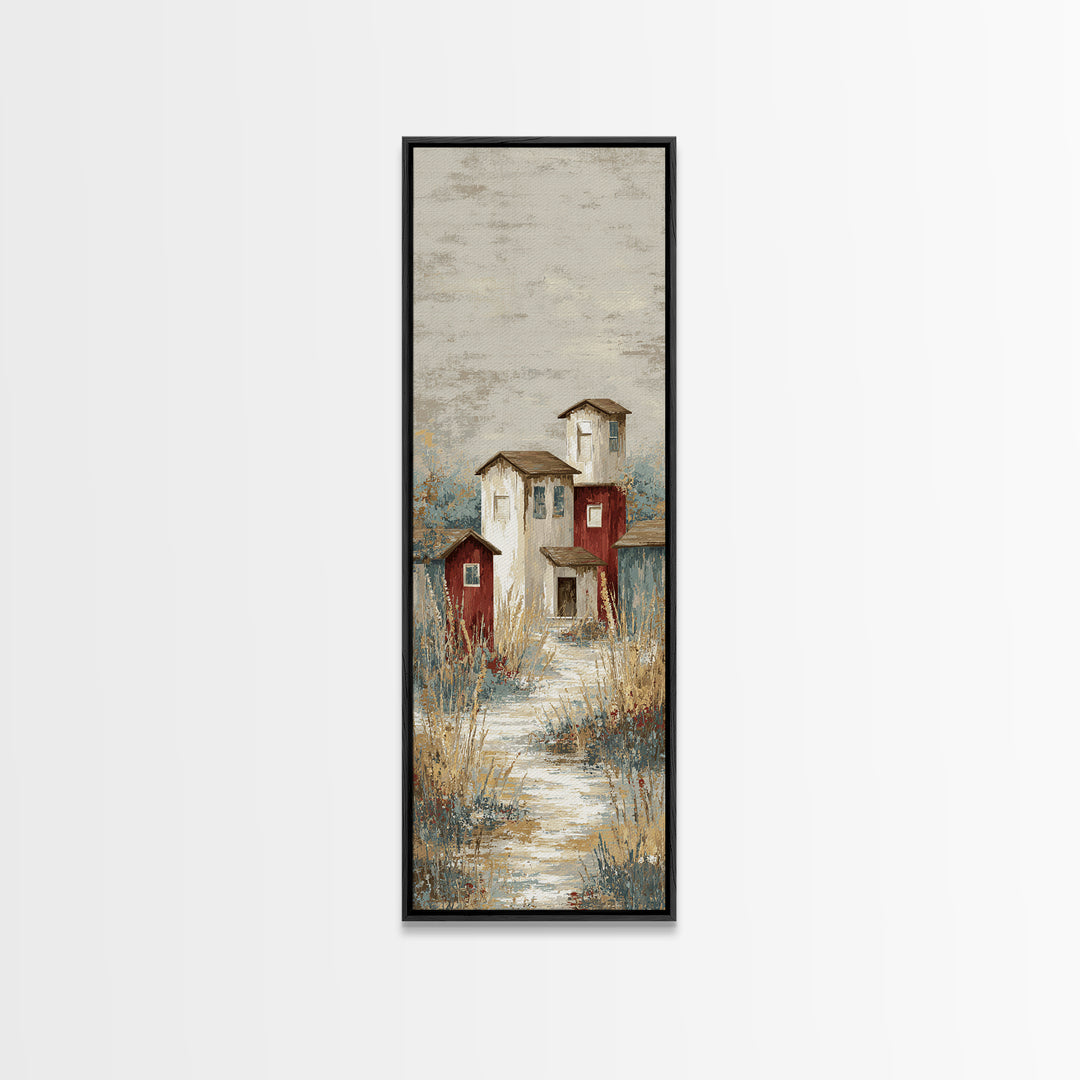 Country Lane with Flickering Sunlight Canvas Print, Impressionist Art, Gallery Wall Art, Living Room Decor, Impression, IMP-1x3-10