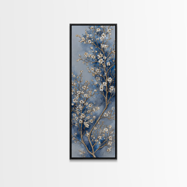 Spring Orchard with Blossoming Trees Canvas Print, Impressionist Art, Wall Art, Living Room Decor, Oil Painting, Impression, IMP-1x3-90