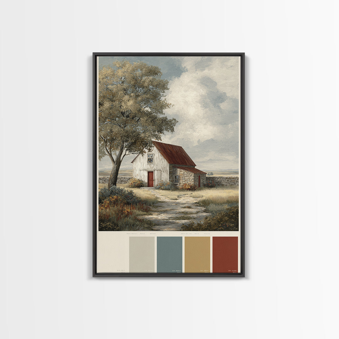 Country Lane with Flickering Sunlight Canvas Print, Impressionist Art, Art Print, Living Room Decor, Fine Art, Impression, IMP-2x3-54
