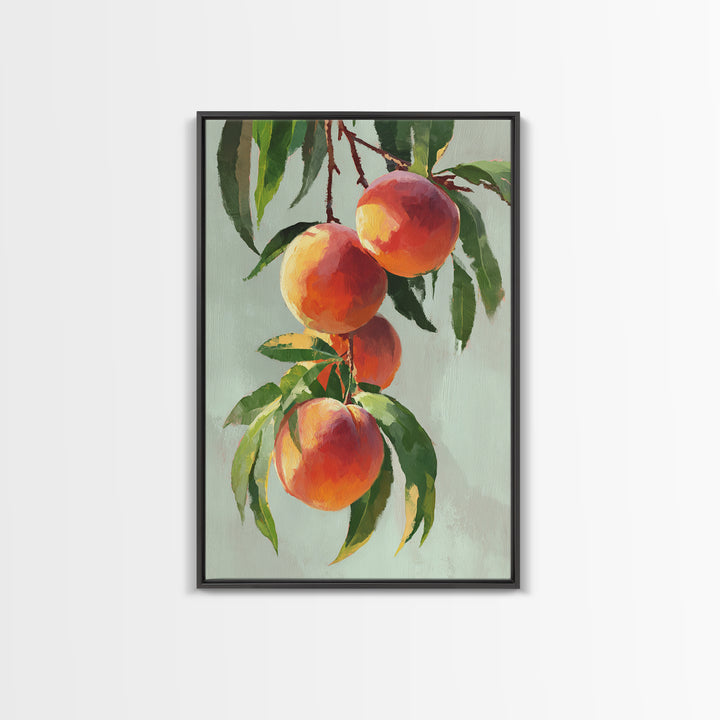 Still Life of Peaches Canvas Print, Impressionist Art, Fine Art Print, Living Room Decor, Fine Art, Impression, Painting, IMP-2x3-7