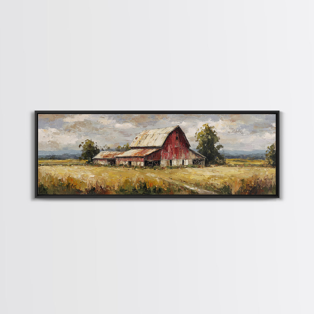Country Lane with Flickering Sunlight Canvas Print, Impressionist Art, Modern Decor, Living Room Decor, Fine Art, Impression, IMP-3x1-14