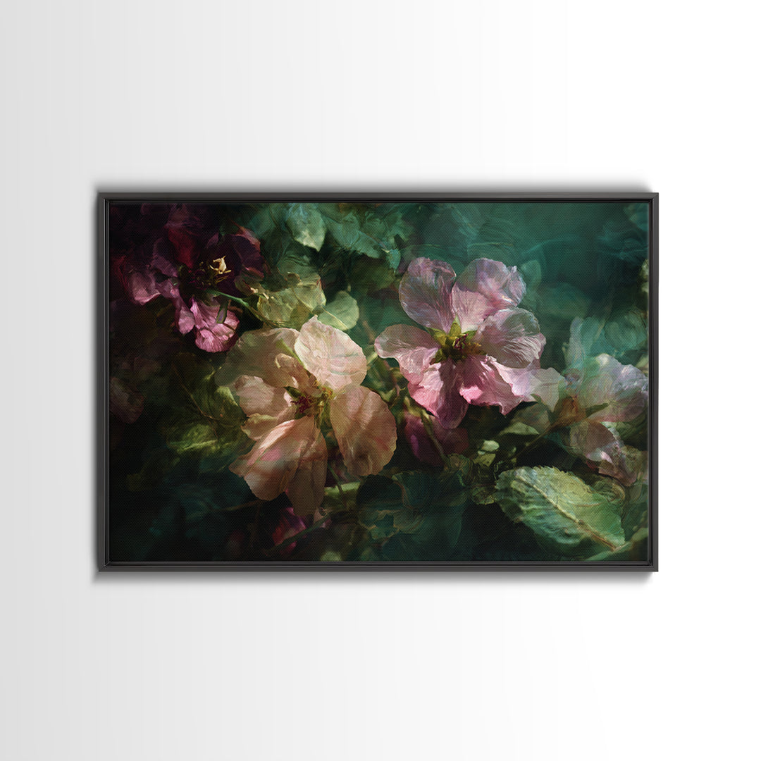 Caf Table with Flowers and Morning Light Canvas Print, Impressionist Art, Gallery Wall Art, Living Room Decor, Impression, IMP-3x2-86