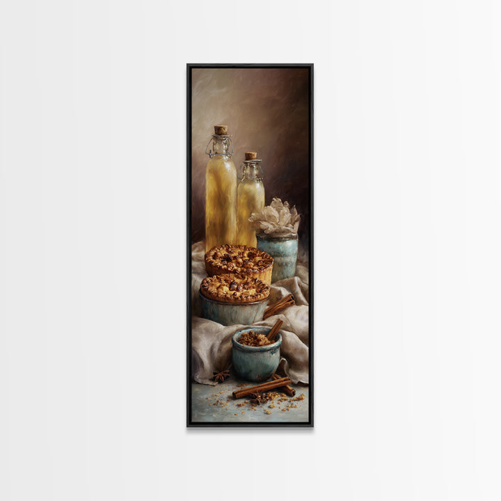 Apple Pie Cooling Canvas Print, Kitchen Art, Contemporary Art, Kitchen Decor, Fine Art, Kitchen, Kitchen Wall Art, KIT-1x3-44