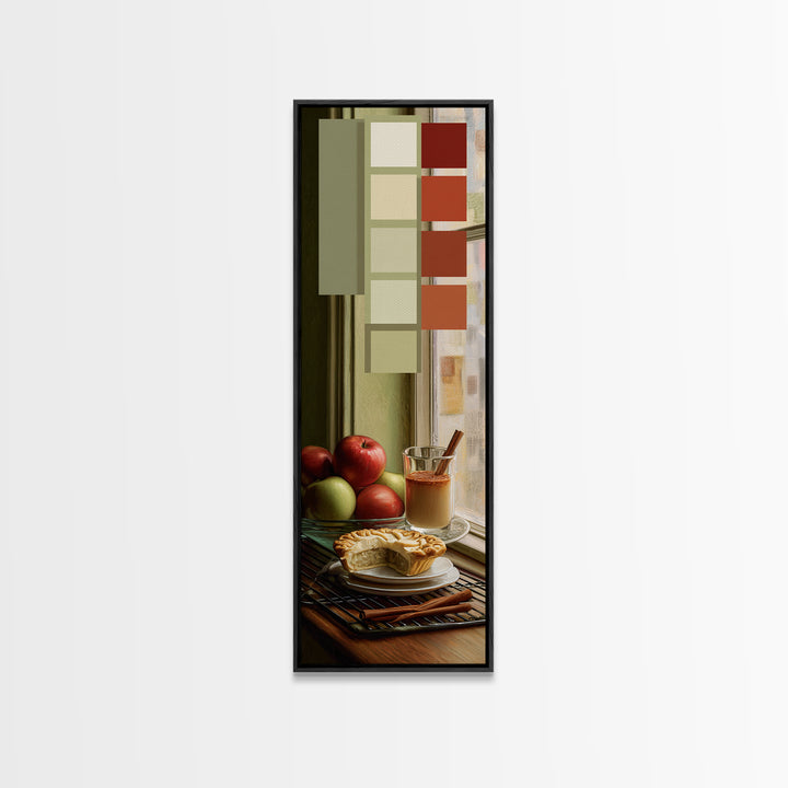 Apple Pie Cooling Canvas Print, Kitchen Art, Art Deco, Kitchen Decor, Fine Art, Kitchen, Poster Art, Trendy Wall Art, KIT-1x3-68