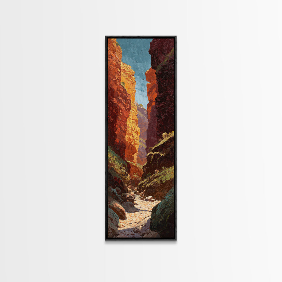 Rocky Scottish Highland Canvas Print, Landscape Art, Wall Decor, Living Room Decor, Fine Art, Horizon, Digital Print, LAN-1x3-77