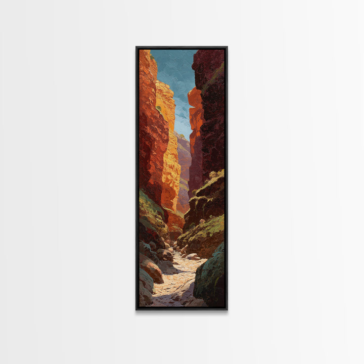 Rocky Scottish Highland Canvas Print, Landscape Art, Wall Decor, Living Room Decor, Fine Art, Horizon, Digital Print, LAN-1x3-77