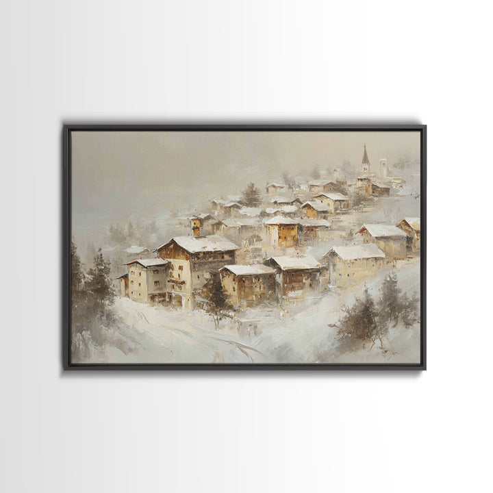 Misty Cypress Swamp Canvas Print, Landscape Art, Living Room Wall Art, Living Room Decor, Oil Painting, Horizon, LAN-3x2-98