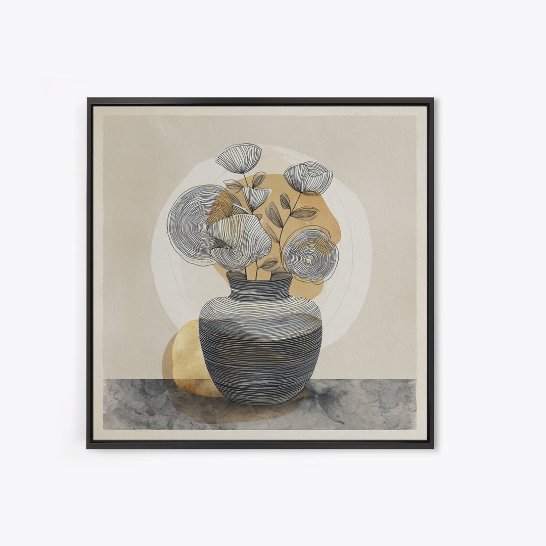 Minimal Angel Wing Contour Canvas Print, Line Art, Home Decor, Living Room Decor, Abstract Art, Line, Modern Wall Art, LIN-1x1-69