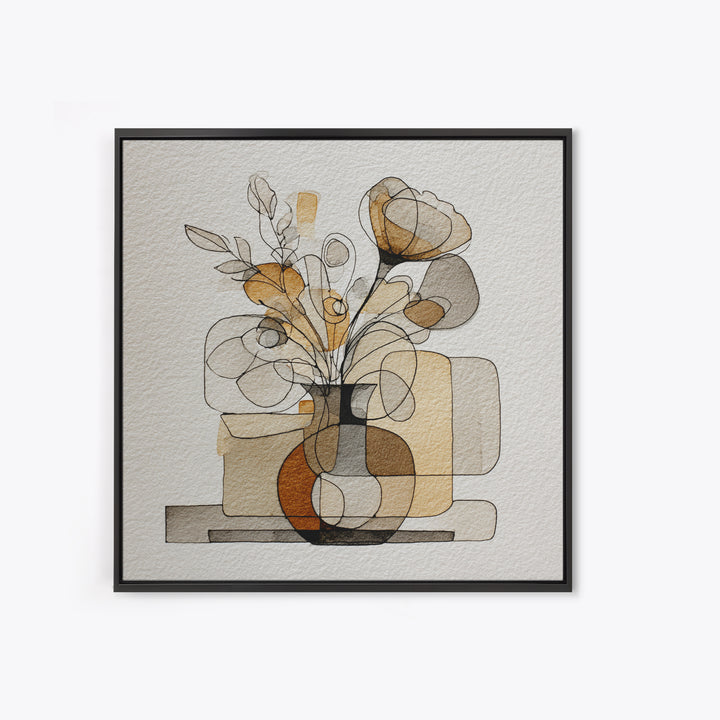 Minimal Nude Figure Canvas Print, Line Art, Minimalist Decor, Living Room Decor, Fine Art, Line, Boho Wall Art, Wall Art Print, LIN-1x1-9