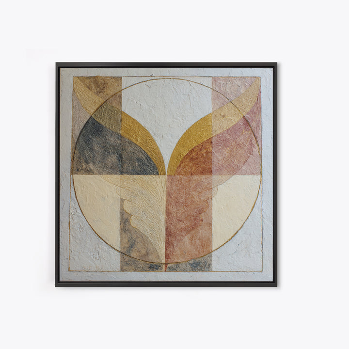 Minimal Angel Wing Contour Framed Canvas Print, Line Art, Printable Wall Art, Living Room Decor, Abstract Art, Line, Modern Art, LIN-1x1-93