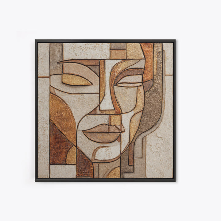 Continuous Line Female Face Canvas Print, Line Art, Modern Wall Art, Living Room Decor, Fine Art, Line, Bird Wall Art, LIN-1x1-97