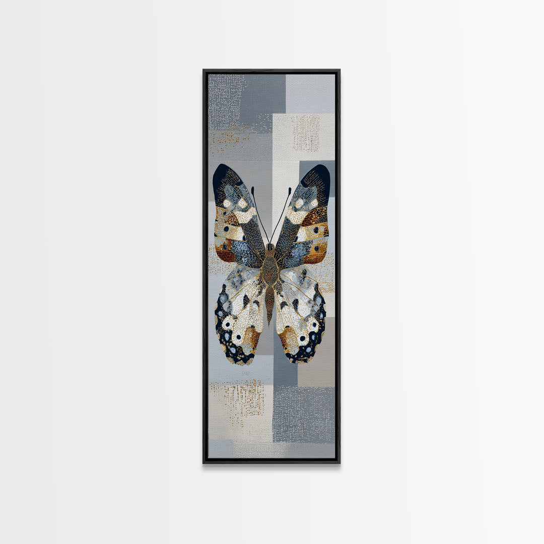 Line Art Butterfly Canvas Print, Line Art, Modern Decor, Living Room Decor, Abstract Art, Line, Contemporary Art, Wall Art, LIN-1x3-10