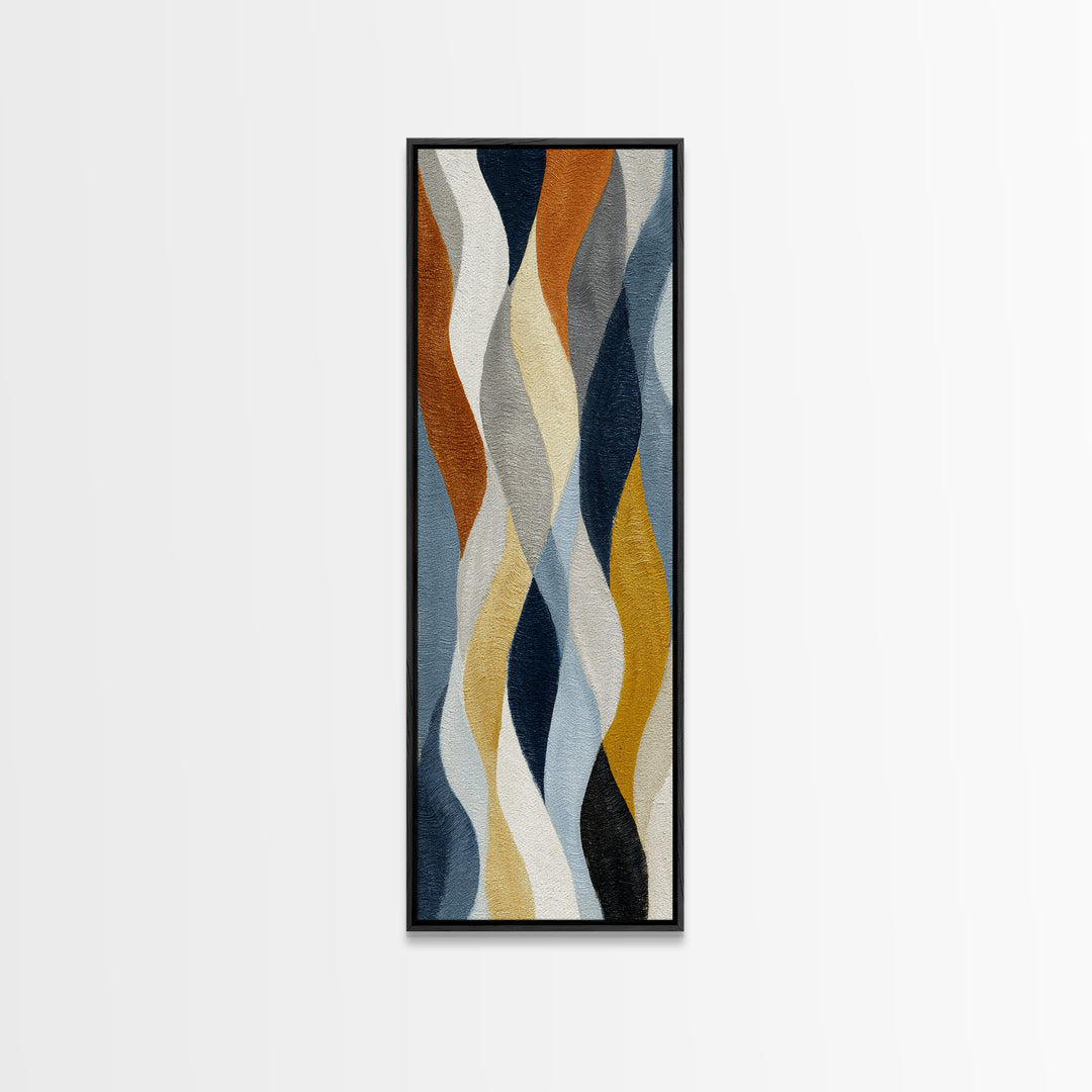 Minimal Angel Wing Contour Canvas Print, Line Art, Custom Portrait, Living Room Decor, Fine Art, Line, Living Room Wall Art, LIN-1x3-57