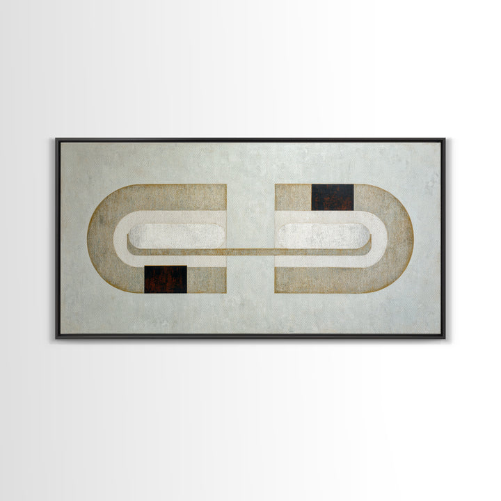 Minimal Nude Figure Canvas Print, Line Art, Jesus Wall Art, Living Room Decor, Oil Painting, Line, Statement Artwork, LIN-2x1-53